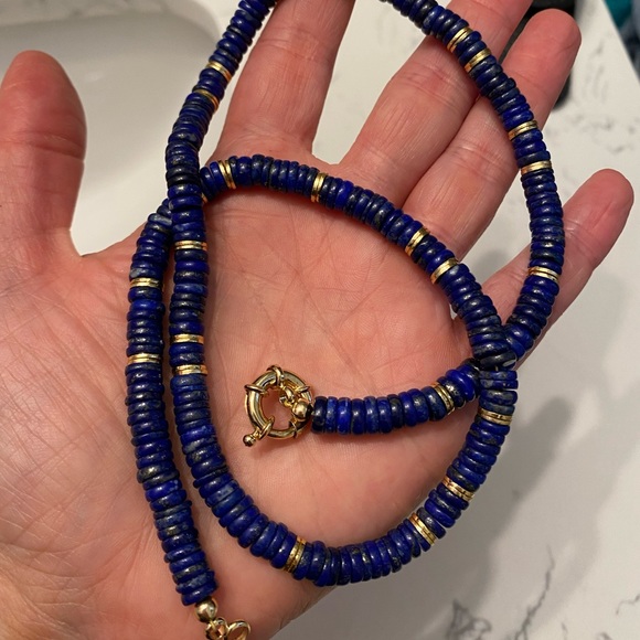Jewelry - Lapis beaded necklace